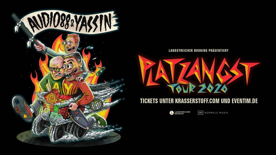 Foto - Event - ABGESAGT!
Audio88 & Yassin
Platzangst Tour 2020