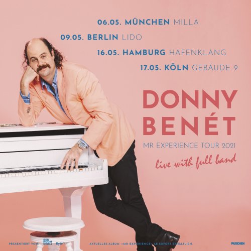Foto - Event - Verschoben auf den 15.05.2022
Tickets behalten ihre Gültigkeit oder können zurückgegeben werden.
Donny Benét (Disco / Italo Pop, Sydney)