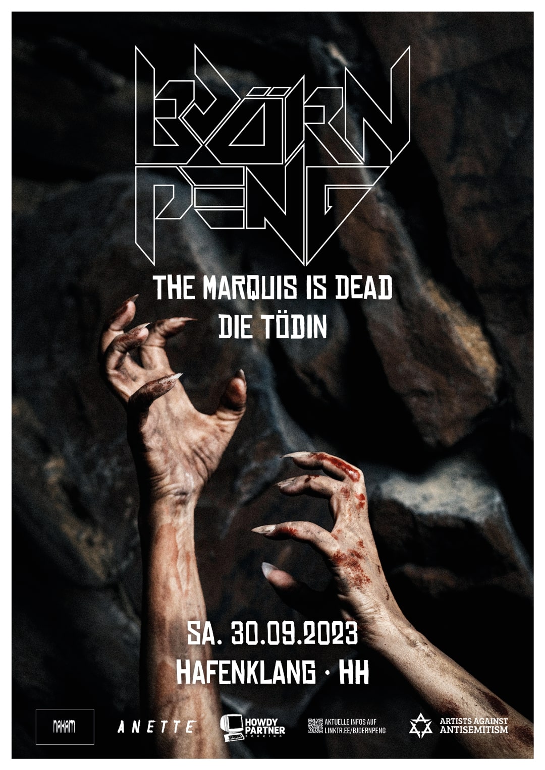 Foto - Event - Björn Peng + The Marquis Is Dead + Die Tödin (Dark Rave / Techno / Punk, D/FR)