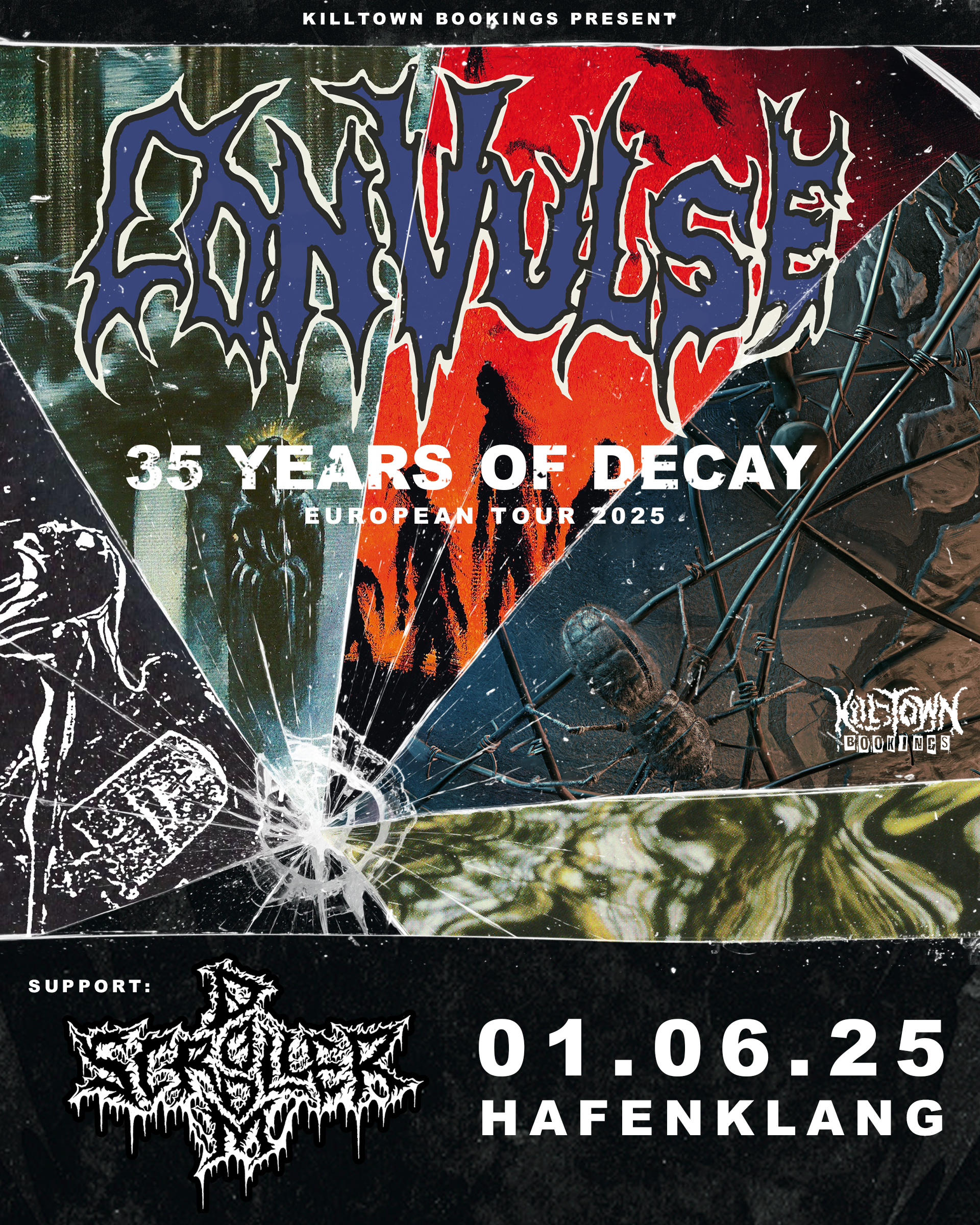 Foto - Event - Convulse (fin) + Support: Doomscroller