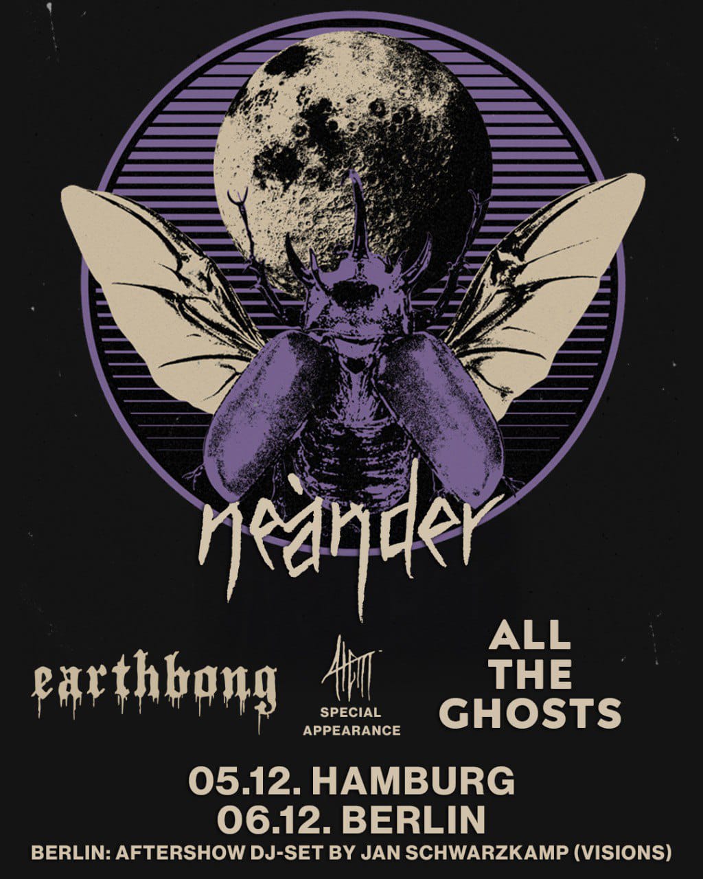 Foto - Event - Krater Fest 2025: Neànder + Earthbong + All The Ghosts
Die Show findet im Goldenen Salon statt :)