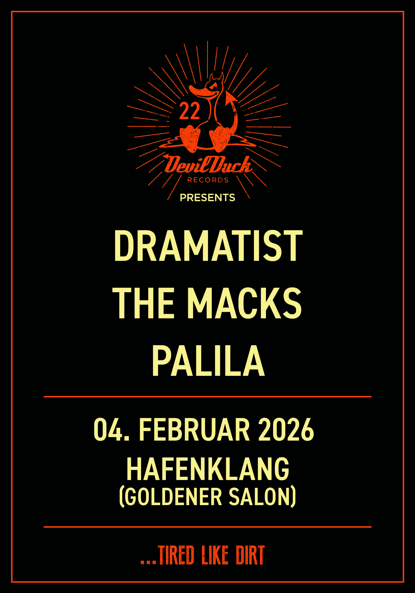 Foto - Event - DevilDuck presents DRAMATIST - THE MACKS - PALILA