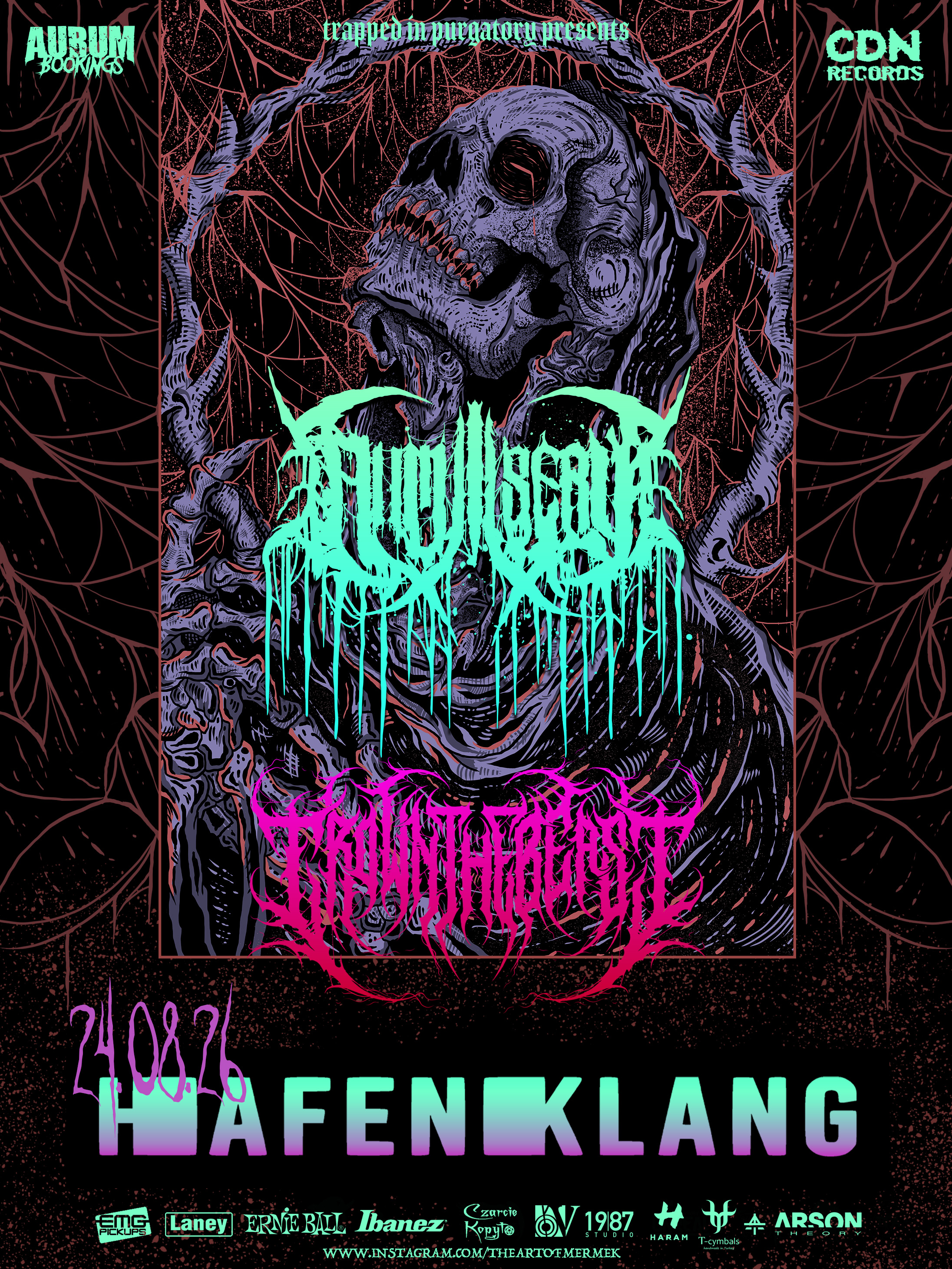 Foto - Event - ALL MISERY (MEX) + CROWN THE BEAST (DK)